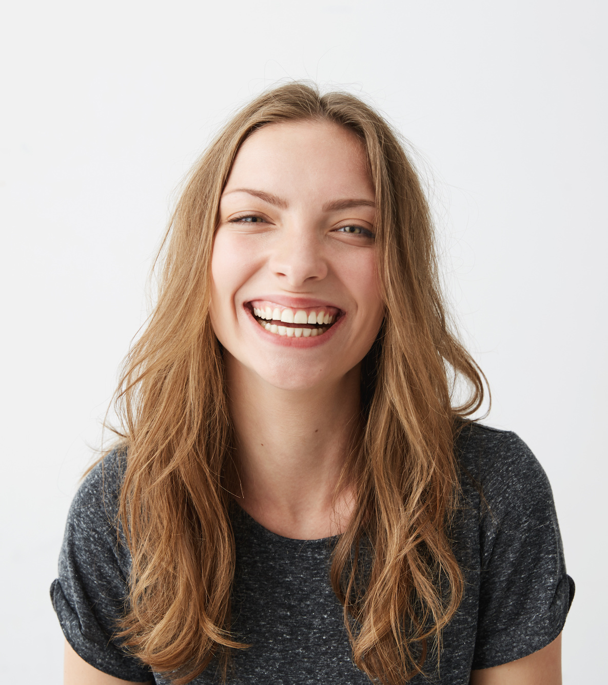 happy young woman